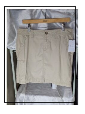 Eddie Bauer Khaki/Tan Casual Skirt with Branded Waist Label